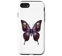 Carcasa para iPhone SE (2020) / 7/8 Gótico Cráneo Mariposa Floral Oscuro Muerte Polilla R