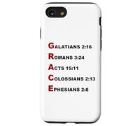 Carcasa para iPhone SE (2020) / 7/8 Grace Acrostic - 5 Christian Faith Bible Verse Scriptures