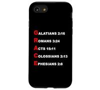 Carcasa para iPhone SE (2020) / 7/8 Grace Acrostic - 5 Christian Faith Bible Verse Scriptures