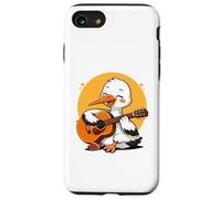 Carcasa para iPhone SE (2020) / 7/8 Gráfico de cigüeña Tocando la Guitarra, Amante de la Guitarra para niños y niñas