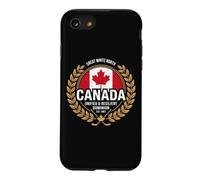 Carcasa para iPhone SE (2020) / 7/8 Gráfico de la Bandera de Canadá Gran Dominio Resiliente del Norte Blanco