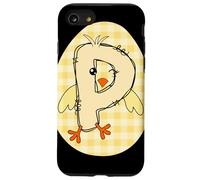 Carcasa para iPhone SE (2020) / 7/8 Gráfico de Primavera de la Letra P del Alfabeto de Pollo