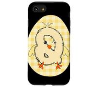Carcasa para iPhone SE (2020) / 7/8 Gráfico de Primavera de la Letra Q del Alfabeto de Pollo