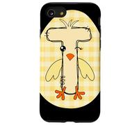 Carcasa para iPhone SE (2020) / 7/8 Gráfico de Primavera de la Letra T del Alfabeto de Pollo