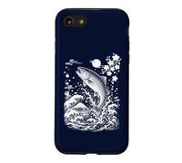 Carcasa para iPhone SE (2020) / 7/8 Gráfico Retro de Pescador de Pesca de Trucha, Arte japonés, Vintage