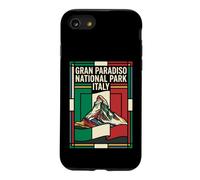 Carcasa para iPhone SE (2020) / 7/8 Gran Paradiso National Park Italia Bandera Vintage Travel