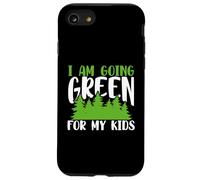 Carcasa para iPhone SE (2020) / 7/8 Green Planet Me Estoy volviendo Verde para el Medio Ambiente de mis Hijos