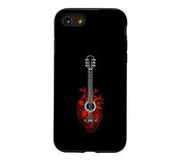 Carcasa para iPhone SE (2020) / 7/8 Guitarra Anatómica Corazón Musical Amante De La Música Guitar