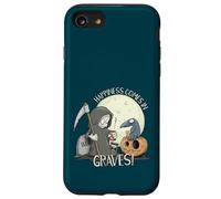 Carcasa para iPhone SE (2020) / 7/8 Happiness Comes In Graves Juego de Palabras de Halloween
