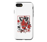 Carcasa para iPhone SE (2020) / 7/8 Harajuku Japanese Aesthetic Red Oni Demon Mask