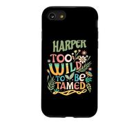 Carcasa para iPhone SE (2020) / 7/8 Harper Name Cute Retro Girls Wildflower Harper Name