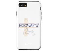 Carcasa para iPhone SE (2020) / 7/8 Harry Potter Hogwarts Castle Line Drawing