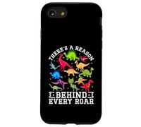 Carcasa para iPhone SE (2020) / 7/8 Hay una razón detrás de Cada Rugido Lindo Dinosaurio SPED Autismo