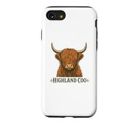 Carcasa para iPhone SE (2020) / 7/8 Highland Cow Scottish Coo Farmhouse Ganado Amante