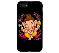 Carcasa para iPhone SE (2020) / 7/8 Hindú Ganesha Puja Elefante Dios India Meditación Yoga Murti