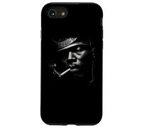 Carcasa para iPhone SE (2020) / 7/8 Hombre Misterio Fumar Negro Retrato Humo Urbano