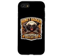 Carcasa para iPhone SE (2020) / 7/8 Honey Badger Imparable Desde el Primer día Amante de los Animales Cool Fan