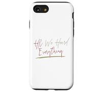 Carcasa para iPhone SE (2020) / 7/8 HR We Heard Everything Funny Human Resources Manager