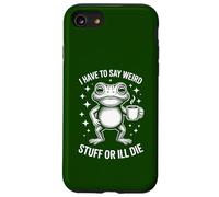 Carcasa para iPhone SE (2020) / 7/8 Humor de café de Rana relacionado Socialmente incómodo extraño