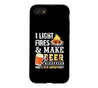 Carcasa para iPhone SE (2020) / 7/8 I Light Fires and Make Beer Disappear Drinking Camping Gift