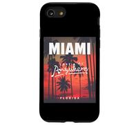 Carcasa para iPhone SE (2020) / 7/8 I Love Miami, Awesome Miami Florida Palms Take Me Anywhere