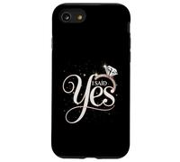 Carcasa para iPhone SE (2020) / 7/8 I Said Yes Anillo de Compromiso Diam0nd Refranes Divertidos para Parejas