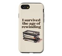Carcasa para iPhone SE (2020) / 7/8 I Survived The Age of Rewinding: Funny Retro Cassette Humor