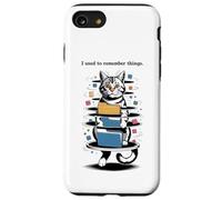Carcasa para iPhone SE (2020) / 7/8 I Used to Remember Things... Funny PC Inept Cat Retro