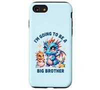 Carcasa para iPhone SE (2020) / 7/8 Im Going to Be A Big Brother Cute Dragon Hermano Baby Reveal