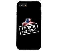 Carcasa para iPhone SE (2020) / 7/8 I'm with The Band Country Music USA Flag Cowboy Hat