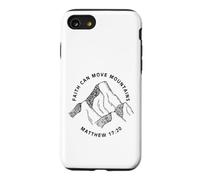 Carcasa para iPhone SE (2020) / 7/8 Impresión Frontal y Trasera La fe Cristiana Puede Mover montañas