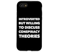 Carcasa para iPhone SE (2020) / 7/8 Introvertido Pero dispuesto a discutir teorías de conspiración Divertido
