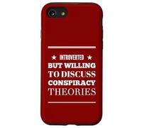 Carcasa para iPhone SE (2020) / 7/8 Introvertido Pero dispuesto a discutir teorías de conspiración Divertido