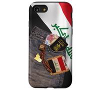 Carcasa para iPhone SE (2020) / 7/8 Irak Bagdad Irak Home IRQ Diseño de Mapa iraquí I Love Irak Flag