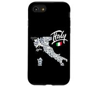 Carcasa para iPhone SE (2020) / 7/8 Italy Map Graphic Tees - Novelty tee Shirts & Cool Designs