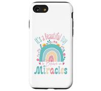 Carcasa para iPhone SE (2020) / 7/8 It's a Beautiful Day to Believe in Miracles Inspirational