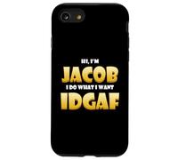 Carcasa para iPhone SE (2020) / 7/8 Jacob Costume Idgaf Meme Personalized Jacob First Name Jake