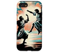 Carcasa para iPhone SE (2020) / 7/8 Jacob luchando con el ángel: una Escena bíblica inspiradora Que empodera