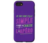 Carcasa para iPhone SE (2020) / 7/8 Je Suis UNE Fille Simple J'aime La Chasse et L'Apéro Cadeau