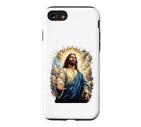 Carcasa para iPhone SE (2020) / 7/8 Jesucristo Reparte Nubes Celestiales Fe Cristiana