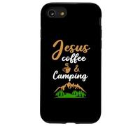 Carcasa para iPhone SE (2020) / 7/8 Jesus Coffee and Camping Cafeine Barista Camp Lover