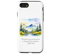 Carcasa para iPhone SE (2020) / 7/8 John Muir Cita El Camino más Claro en el Bosque del Universo