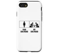 Carcasa para iPhone SE (2020) / 7/8 Jugador de ajedrez Tu Novia Mi Novia Novio Ajedrez