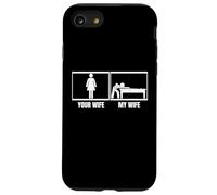 Carcasa para iPhone SE (2020) / 7/8 Jugador De Billar Tu Esposa Mi Esposa Marido Divertido Billar