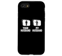 Carcasa para iPhone SE (2020) / 7/8 Jugador De Billar Tu Marido Mi Esposo Esposa Billar Divertido