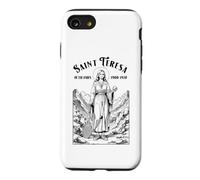 Carcasa para iPhone SE (2020) / 7/8 Jugador De Tenis Divertido Vintage Patrona Santa Teresa Deporte