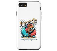 Carcasa para iPhone SE (2020) / 7/8 Jurassic Joy Baby Dinosaur Big Heart Cute Dino Art