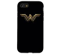 Carcasa para iPhone SE (2020) / 7/8 Justice League Movie Wonder Woman Logo: Black Background