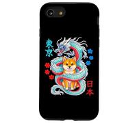 Carcasa para iPhone SE (2020) / 7/8 Kawaii Anime Shiba Inu Perro Protegido por Dragón Japonés