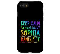Carcasa para iPhone SE (2020) / 7/8 Keep Calm and Let Sophia Handle It Chill Nombre